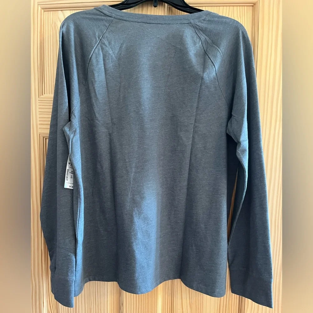 Sonoma Dark Gray Long Sleeve Pajama Top‎ Size Large